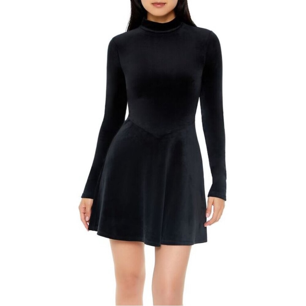 Forever 21 Velvet Skater Dress